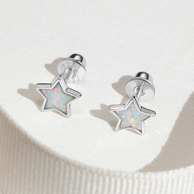 Pastel Enamel Unicorn Satellite Toddler / Kids / Girls Jewelry Set - Sterling Silver at in Season Jewelry