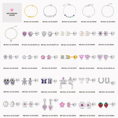In Season Jewelry Best Selling Mixed 4-Sided Countertop Display Earrings Bundle 117 Pieces