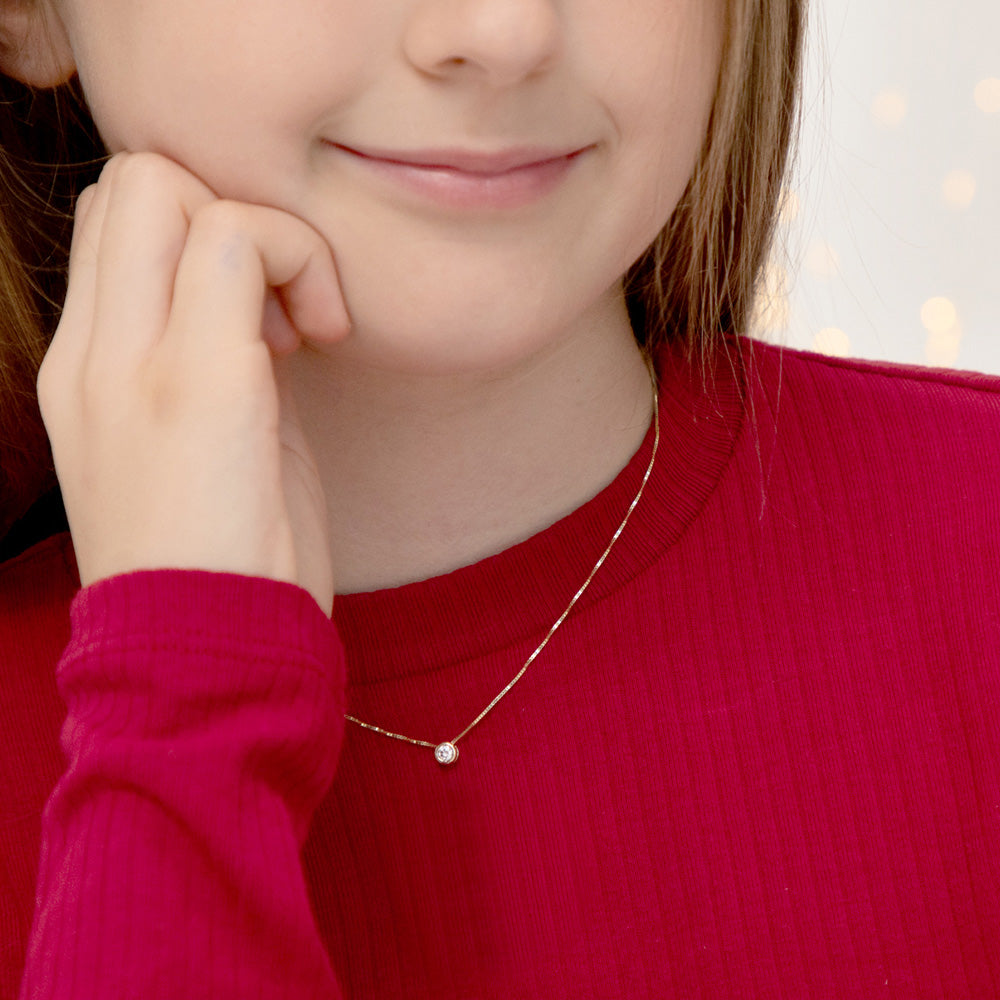 Girls' Flower Power Sterling Silver Necklace - in Season Jewelry