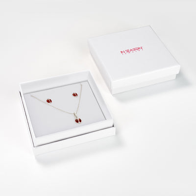 Classic Ladybug Toddler / Kids / Girls Jewelry Set - Sterling Silver