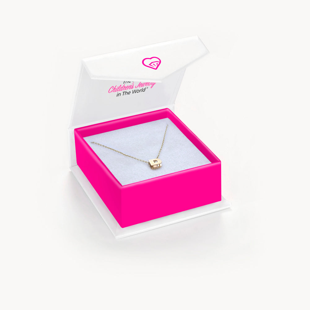14k Gold Initial Letter Charm Kids / Children's / Girls Pendant