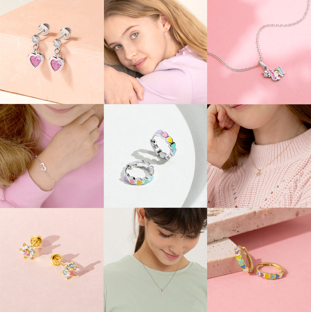 In Season Jewelry Best Selling Mixed 4-Sided Countertop Display Earrings Bundle 117 Pieces
