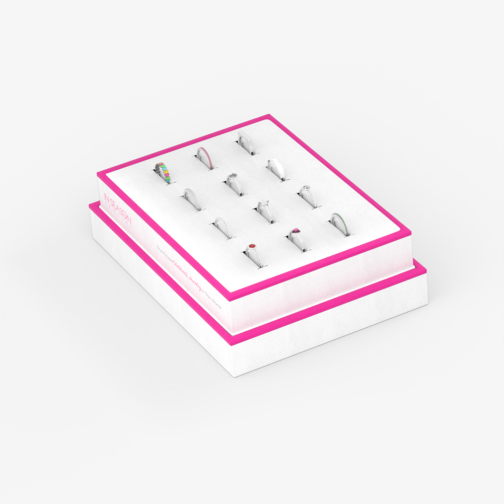 Leatherette Ring Jewelry Display