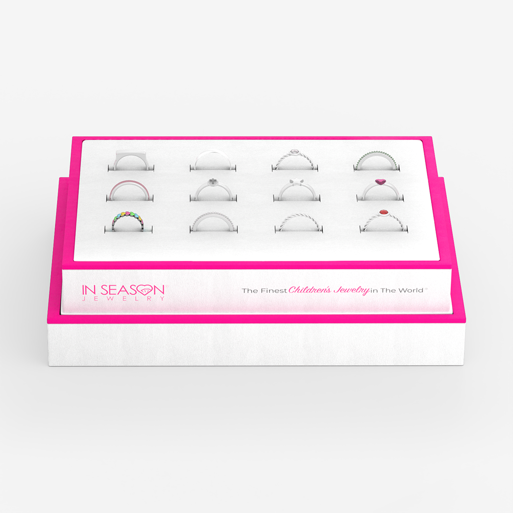 Leatherette Ring Jewelry Display
