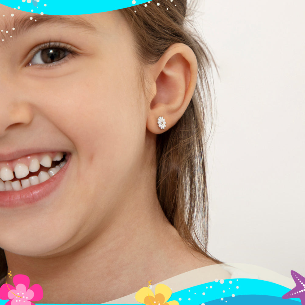 The Perfect Daisy Kids Earrings - Sterling Silver