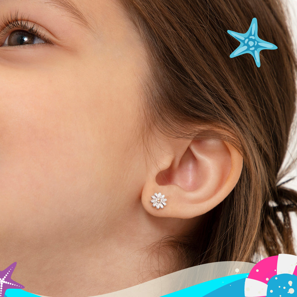 The Perfect Daisy Kids Earrings - Sterling Silver