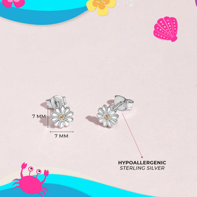 The Perfect Daisy Kids Earrings - Sterling Silver