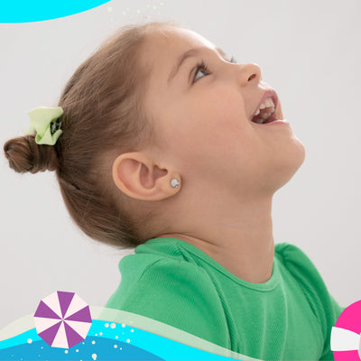 Lustrous Seashell Children's / Girls Jewelry Set - Sterling Silver