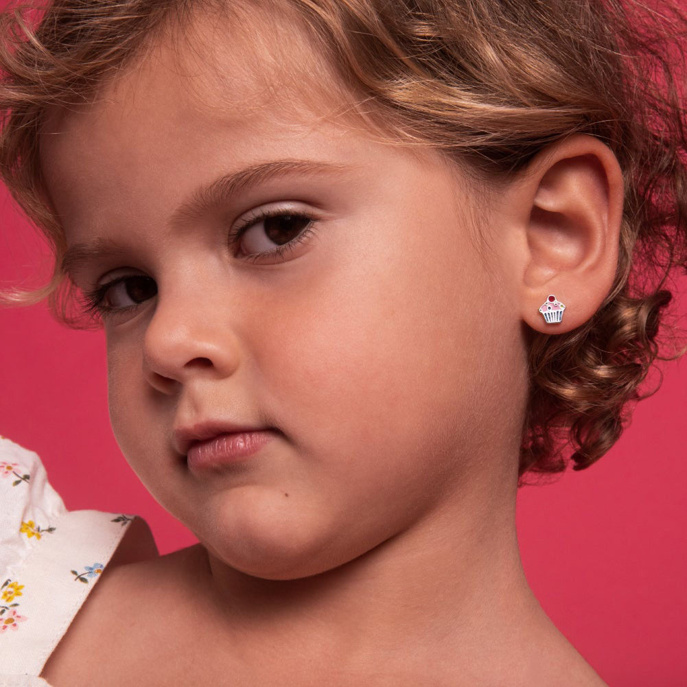 Kids Jewelry For Girls - 14K Yellow Gold CZ Frog Screw Back Earrings –  Loveivy.com