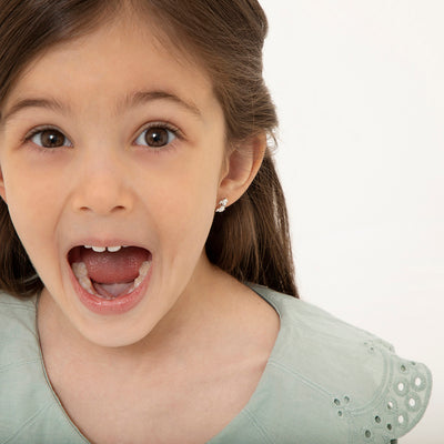 Puppy Dog Pal Kids / Children's / Girls Earrings Screw Back - Sterling Silver