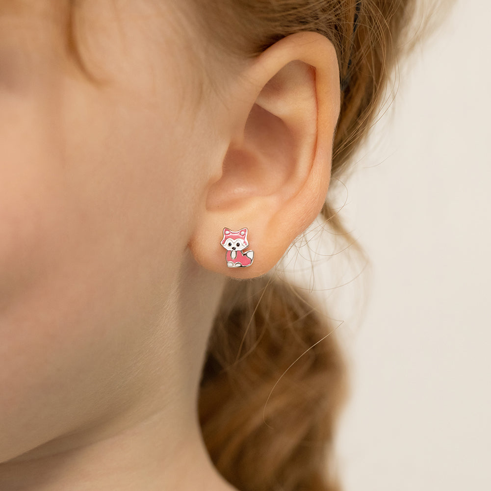 Sparkle Star Opal Kids / Children's / Girls Earrings Screw Back - Ster