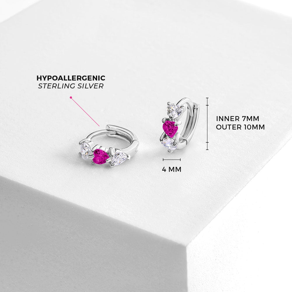 Fuchsia & Clear