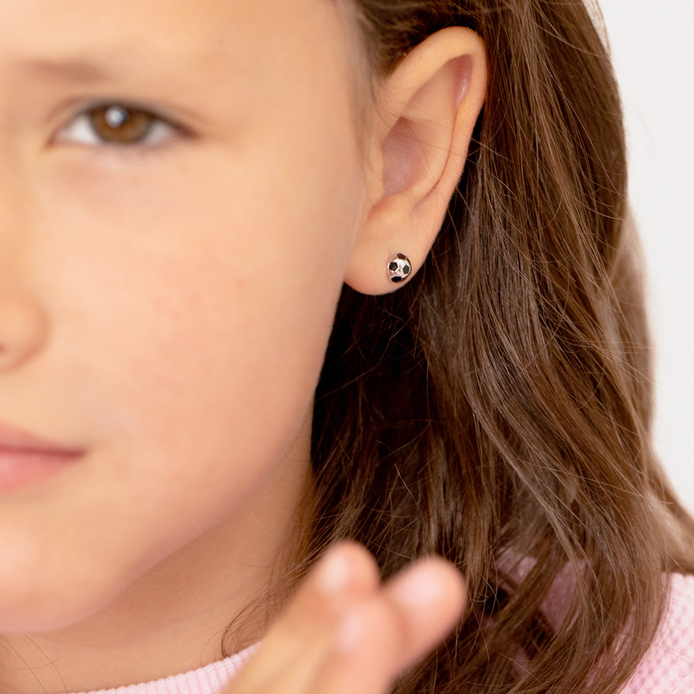 Girls' Classic Pearl Screw Back Sterling Silver Earrings - 3.0mm - In  Season Jewelry