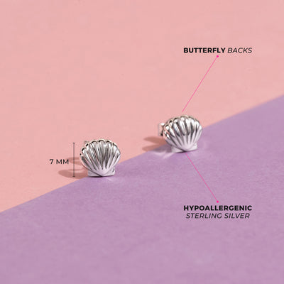 Lustrous Seashell Kids / Children's / Girls Jewelry Set - Sterling Silver