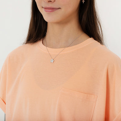 Tiny Star Toddler Kids Girls Pendant/Necklace Sterling Silver