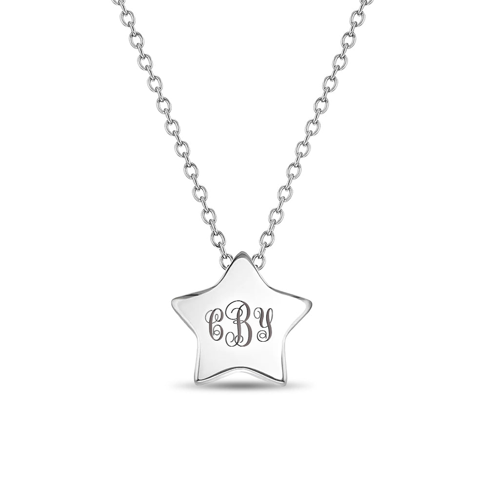 Tiny Star Toddler / Kids / Girls Pendant/Necklace - Sterling Silver