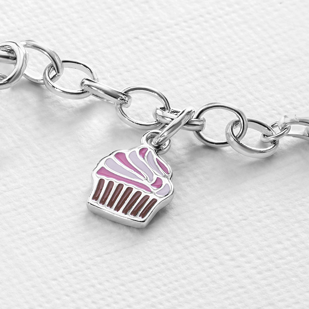 Pink & White Cupcake