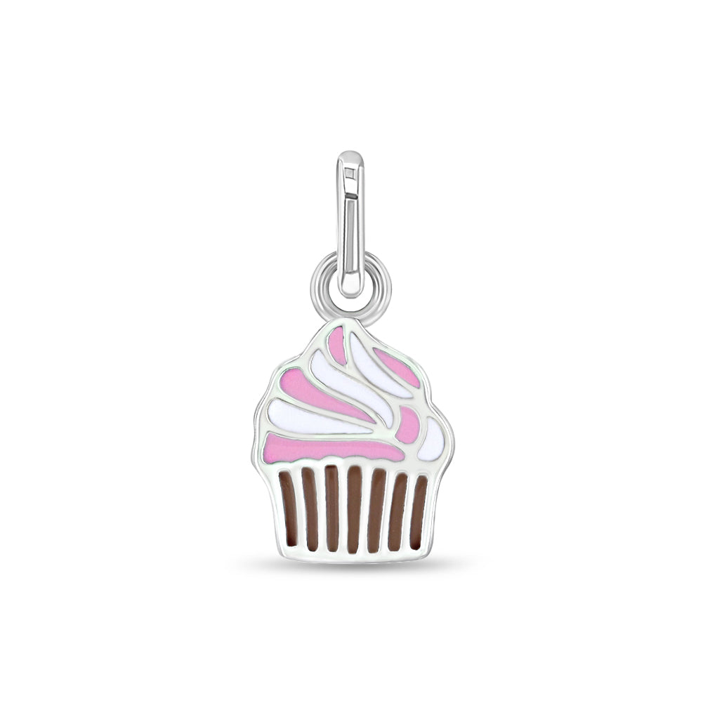 Pink & White Cupcake