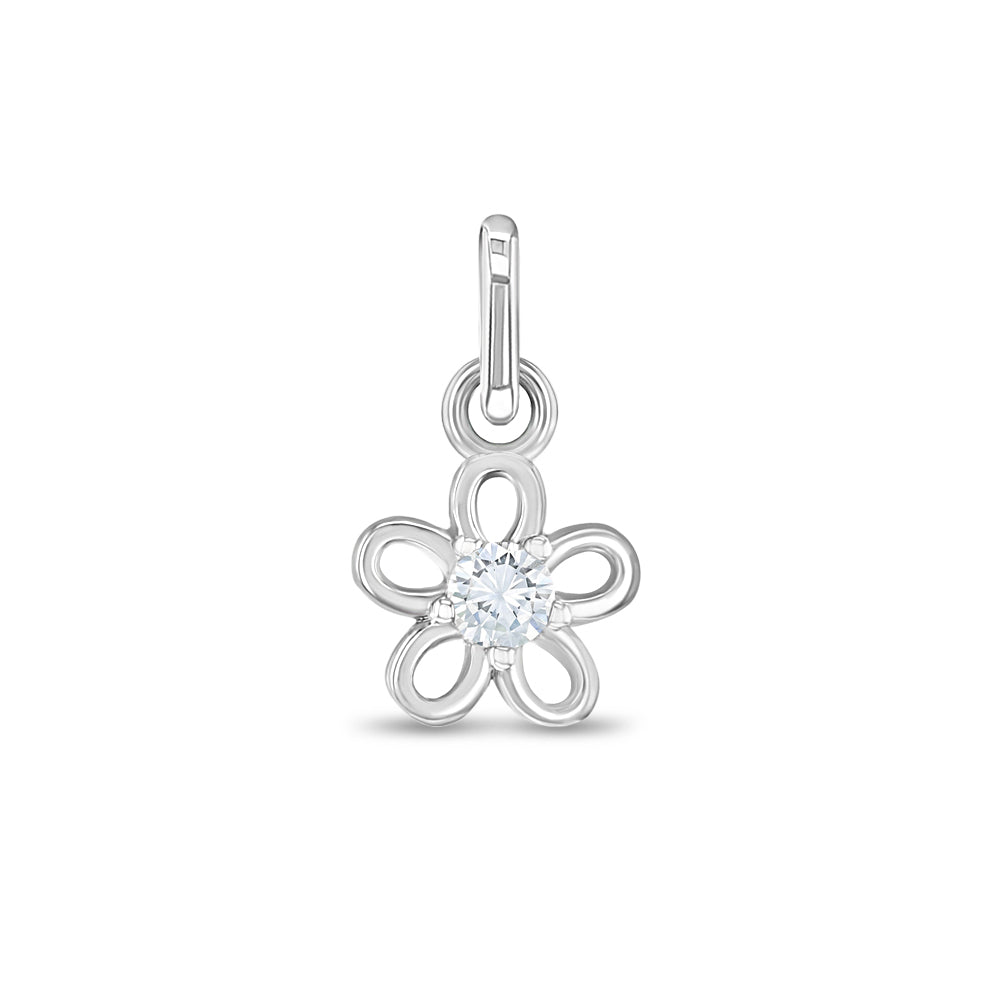 Clear CZ Flower