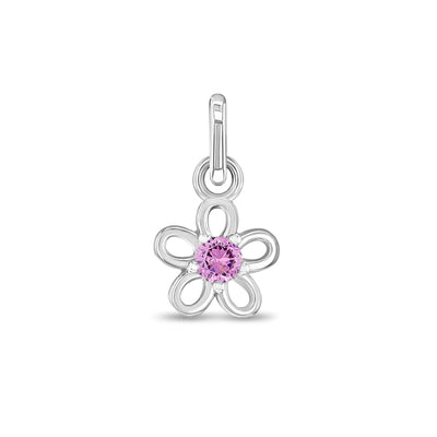 Pink CZ Flower