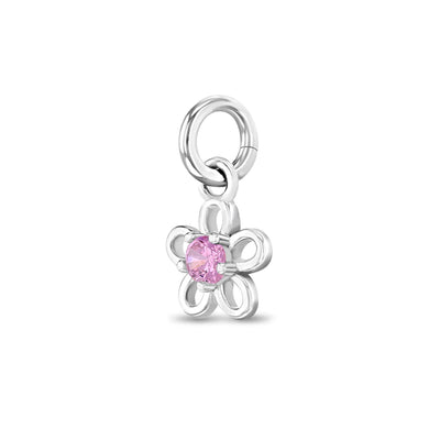 Pink CZ Flower