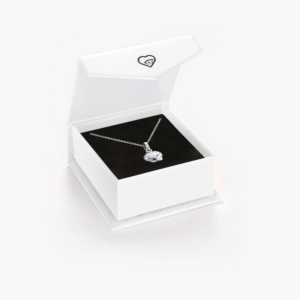 Mini Seashell Women's Pendant/Necklace - Sterling Silver