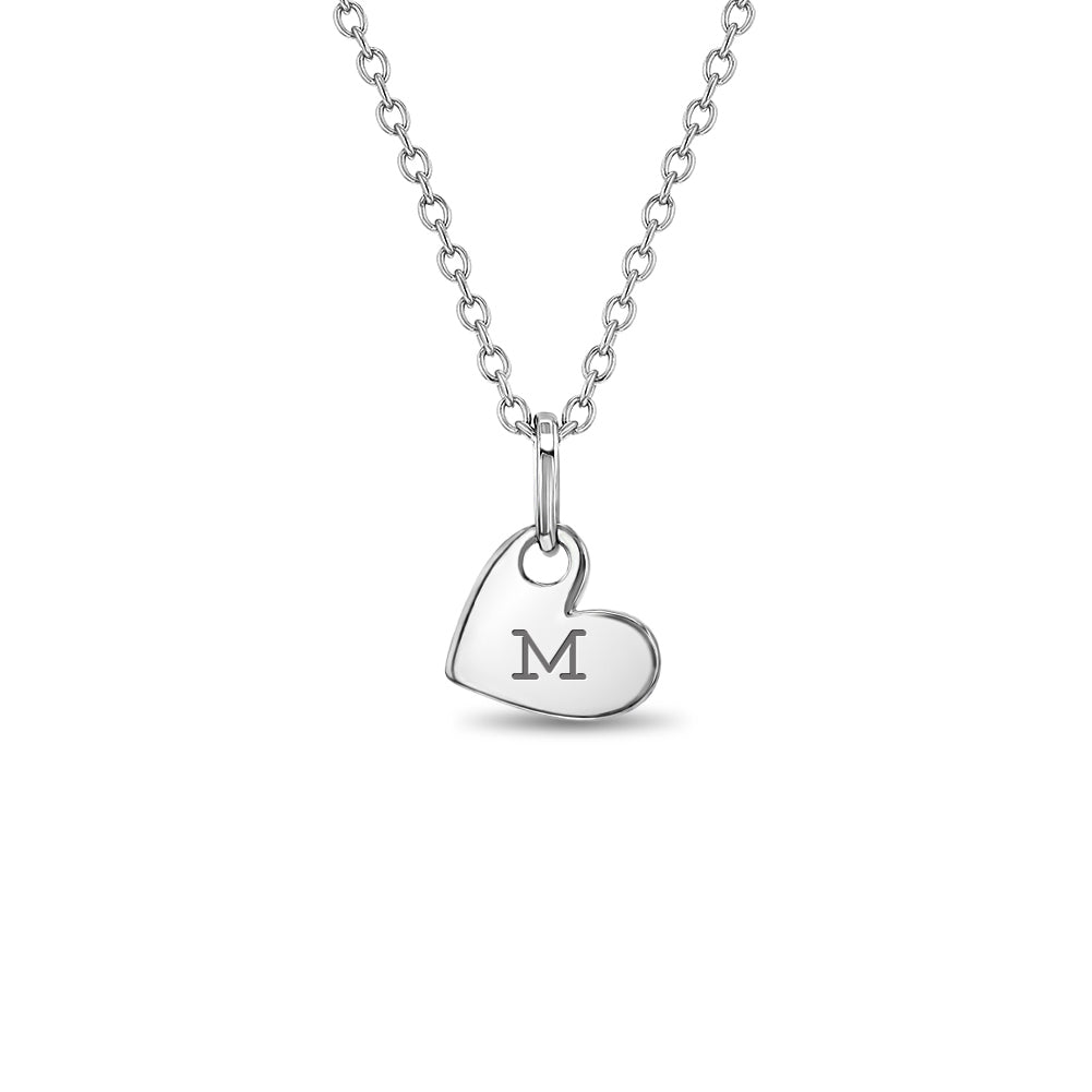Tiny Hangin' Heart Toddler/Kids/Girls Necklace - Sterling Silver