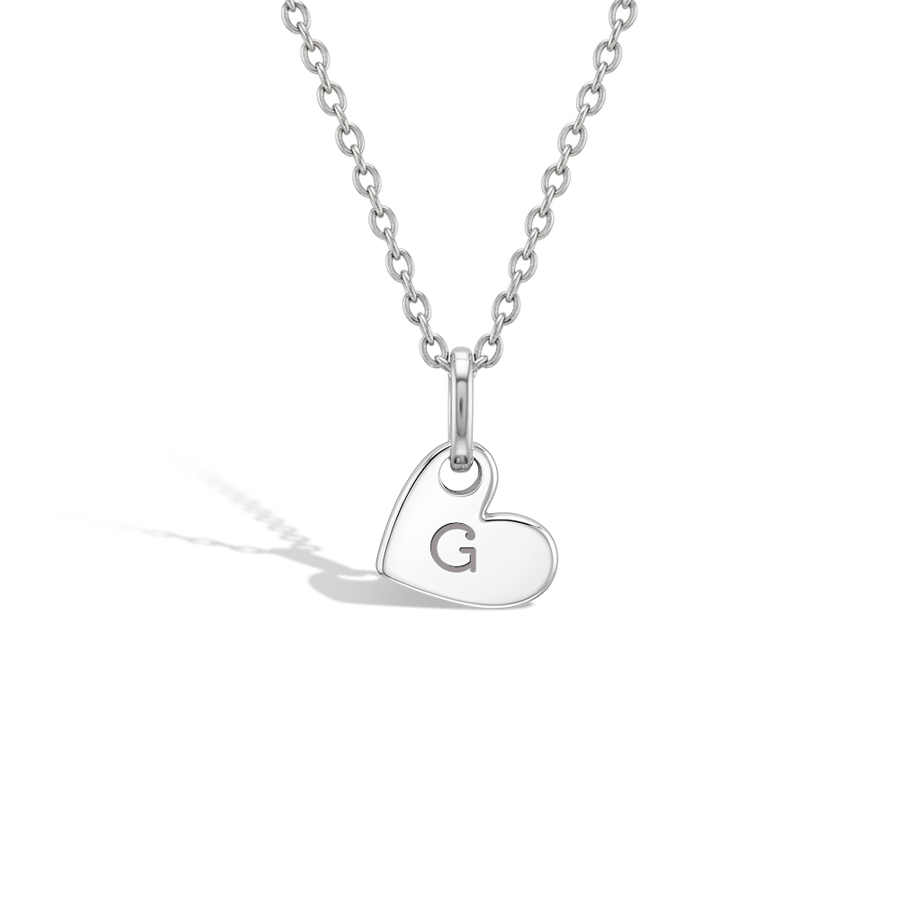 Tiny Hangin' Heart Toddler/Kids/Girls Necklace - Sterling Silver