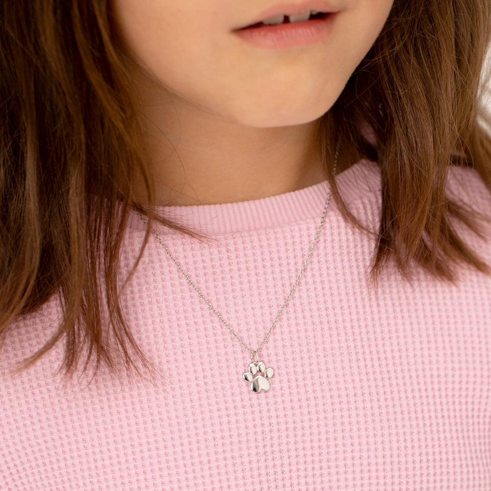 My Best Friends Paw Kids / Children's / Girls Jewelry Set - Sterling Silver