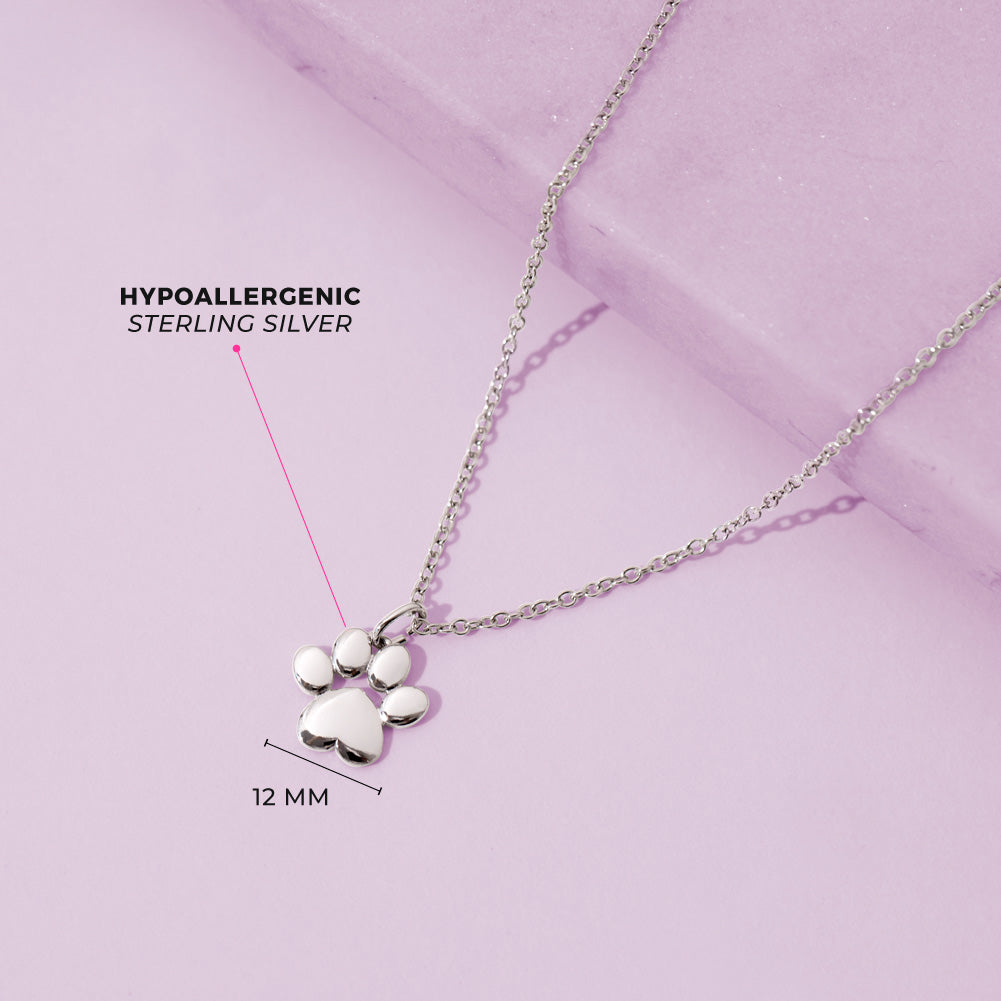 My Best Friends Paw Kids / Children's / Girls Jewelry Set - Sterling Silver