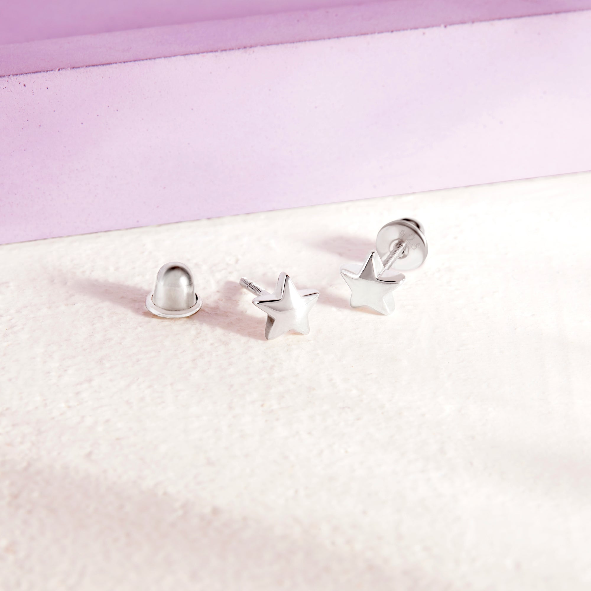 Replacement Screw Backs (2pcs) - 925 Sterling Silver