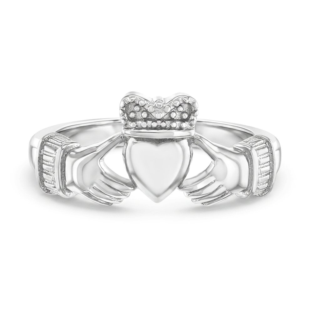 Irish Claddagh Size 2-5 Baby / Toddler / Kids Ring - Sterling Silver