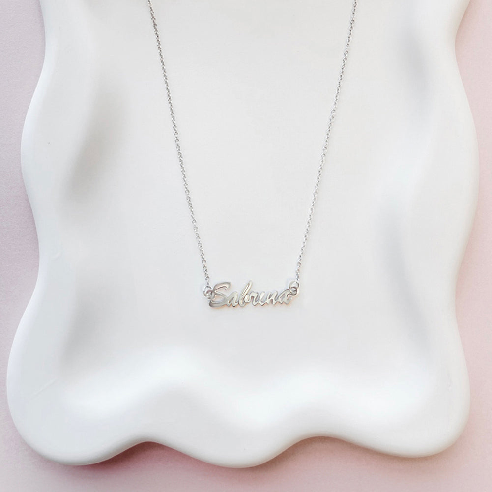 Frolic Custom Name Kids / Children's Necklace - Sterling Silver