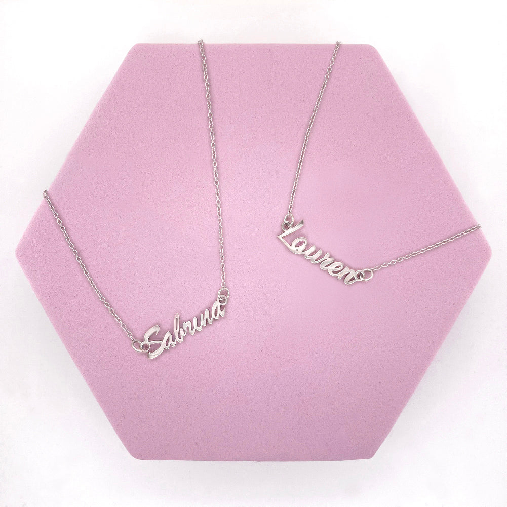 Frolic Custom Name Kids / Children's Necklace - Sterling Silver