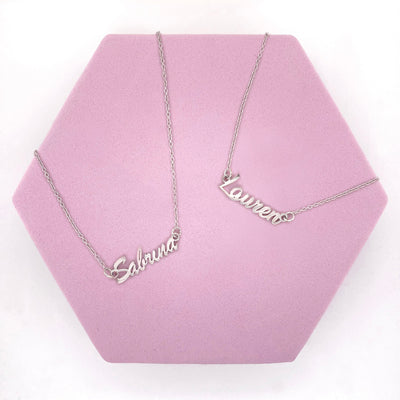 Frolic Custom Name Women's Necklace - Sterling Silver