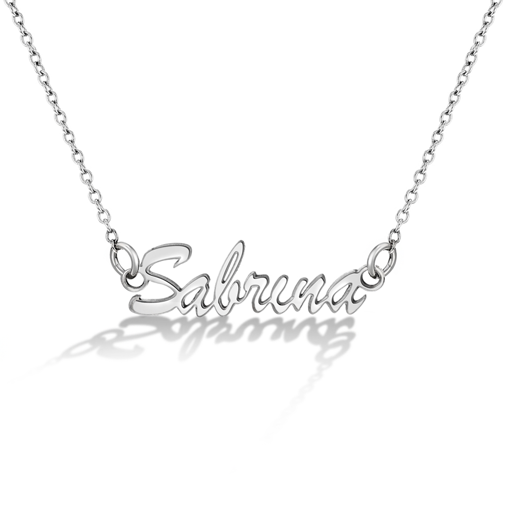 Frolic Custom Name Kids / Children's Necklace - Sterling Silver