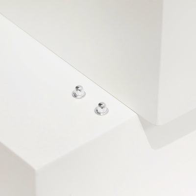Replacement Screw Backs (2pcs) - 14k White Gold