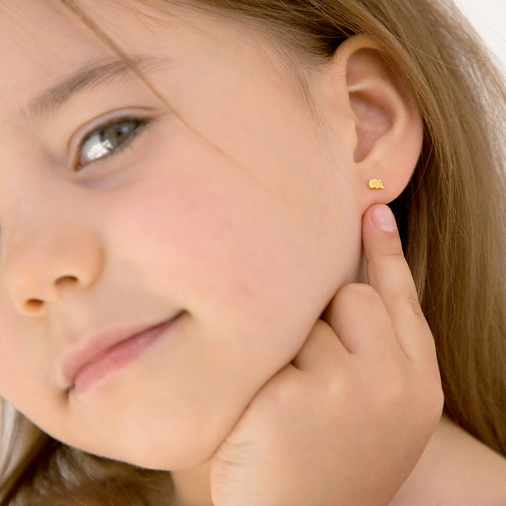 Small 14K Gold Huggie Hoop Earrings | The Jewelry Vine