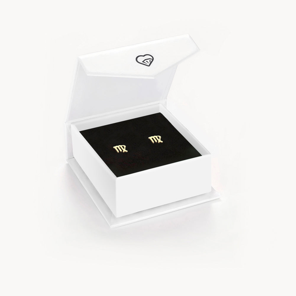 14k Gold Zodiac Sign Women's Earrings