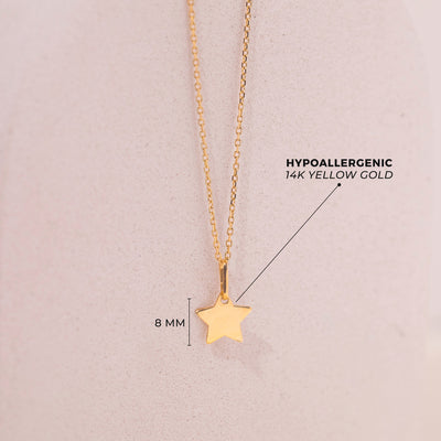 14k Gold Star Women's Pendant/Necklace