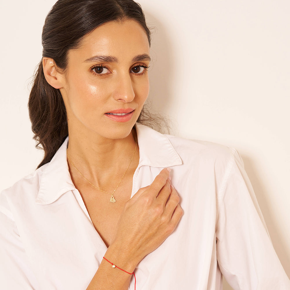 14k Gold Engraved Tilted Heart Women's Pendant/Necklace