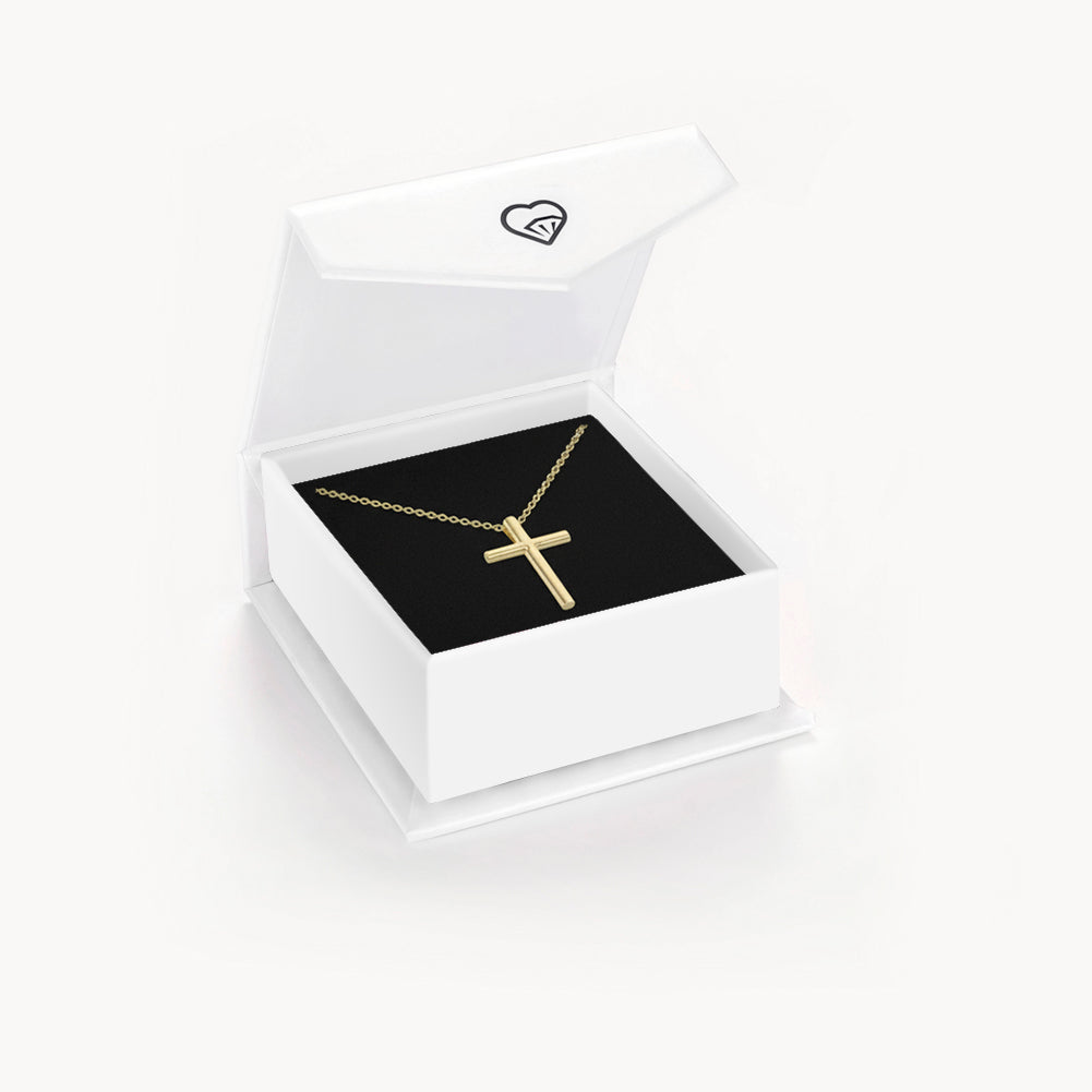 14k Gold Small Cross Women's Pendant/Necklace