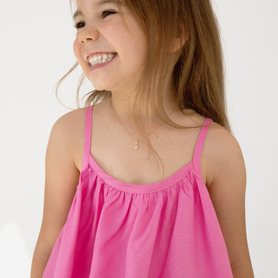 14k Gold Tiny CZ Encrusted Heart Clear Baby / Toddler / Kids Pendant/Necklace