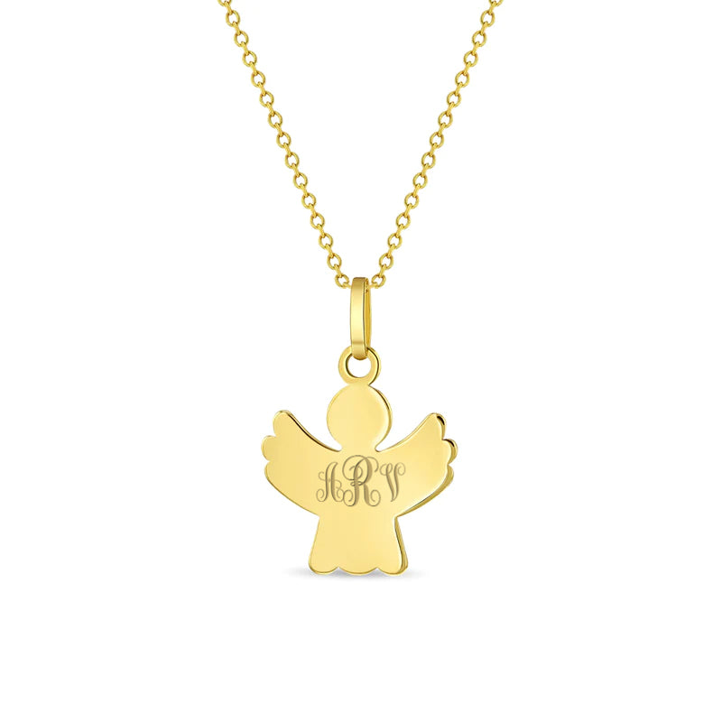 Angel Necklace | Guardian Angel Necklace | Angel Wings Necklace