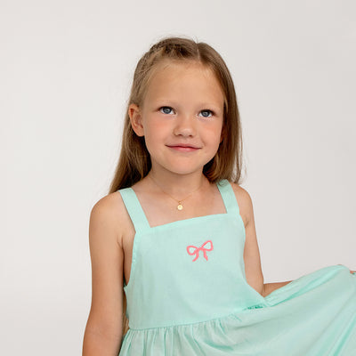 14k Gold Guardian Angel Medal Baby / Toddler / Kids Pendant/Necklace