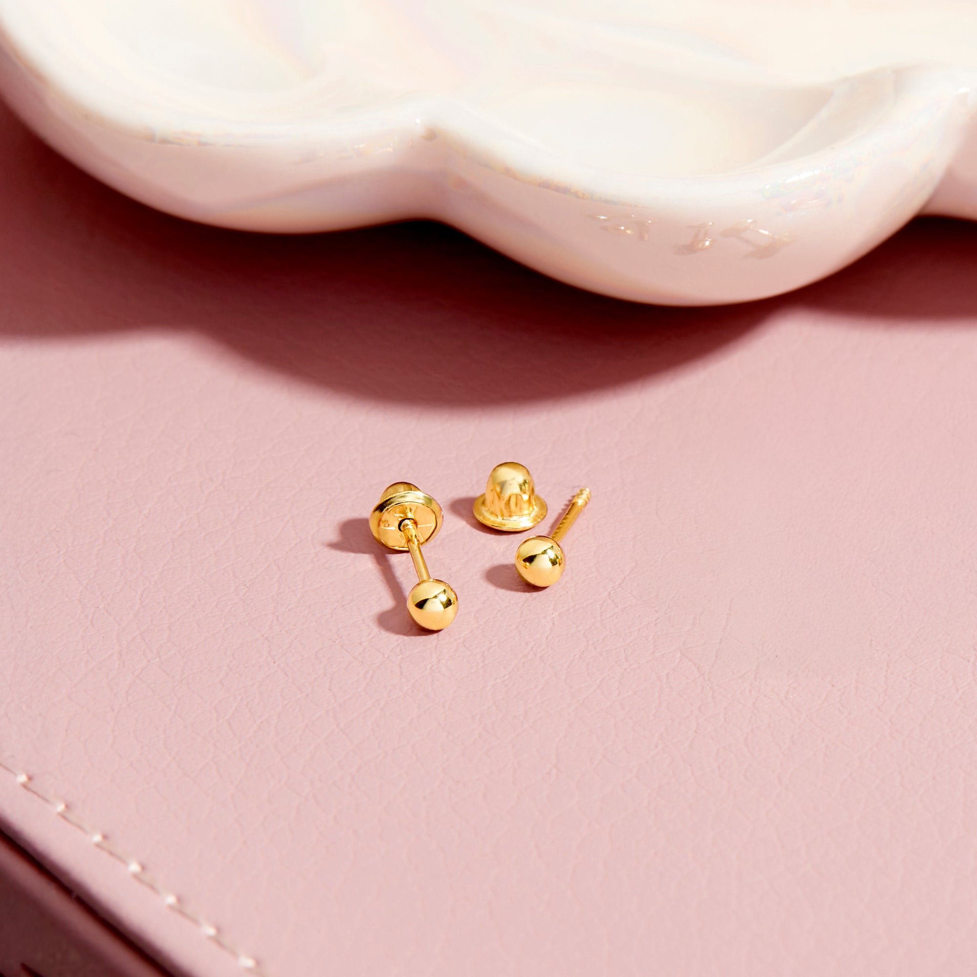 Replacement Screw Backs (2pcs) - 14k Yellow Gold