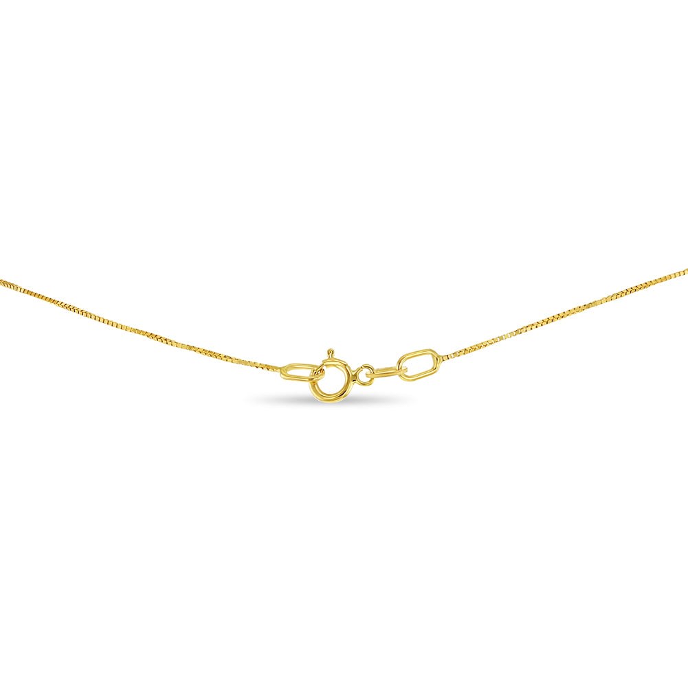 Classic 1mm Box 12"-16" Baby / Kids / Teen Chain - 14k Gold